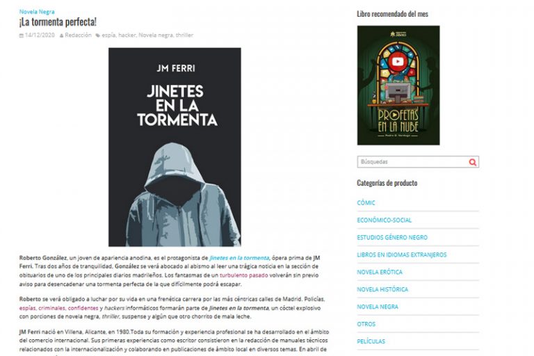 Tormenta perfecta: blog mucho más que un libro