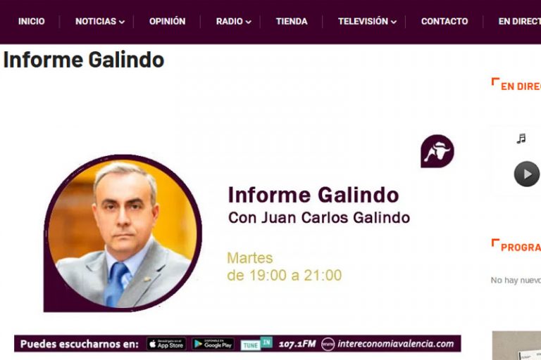 Informe Galindo (Radio Intereconomía Valencia)