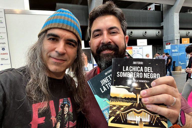 Presentación de libro en Madrid con Chema Alonso